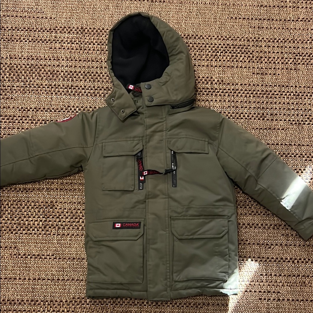Canada Weather Gear Olive Hooded Jacket